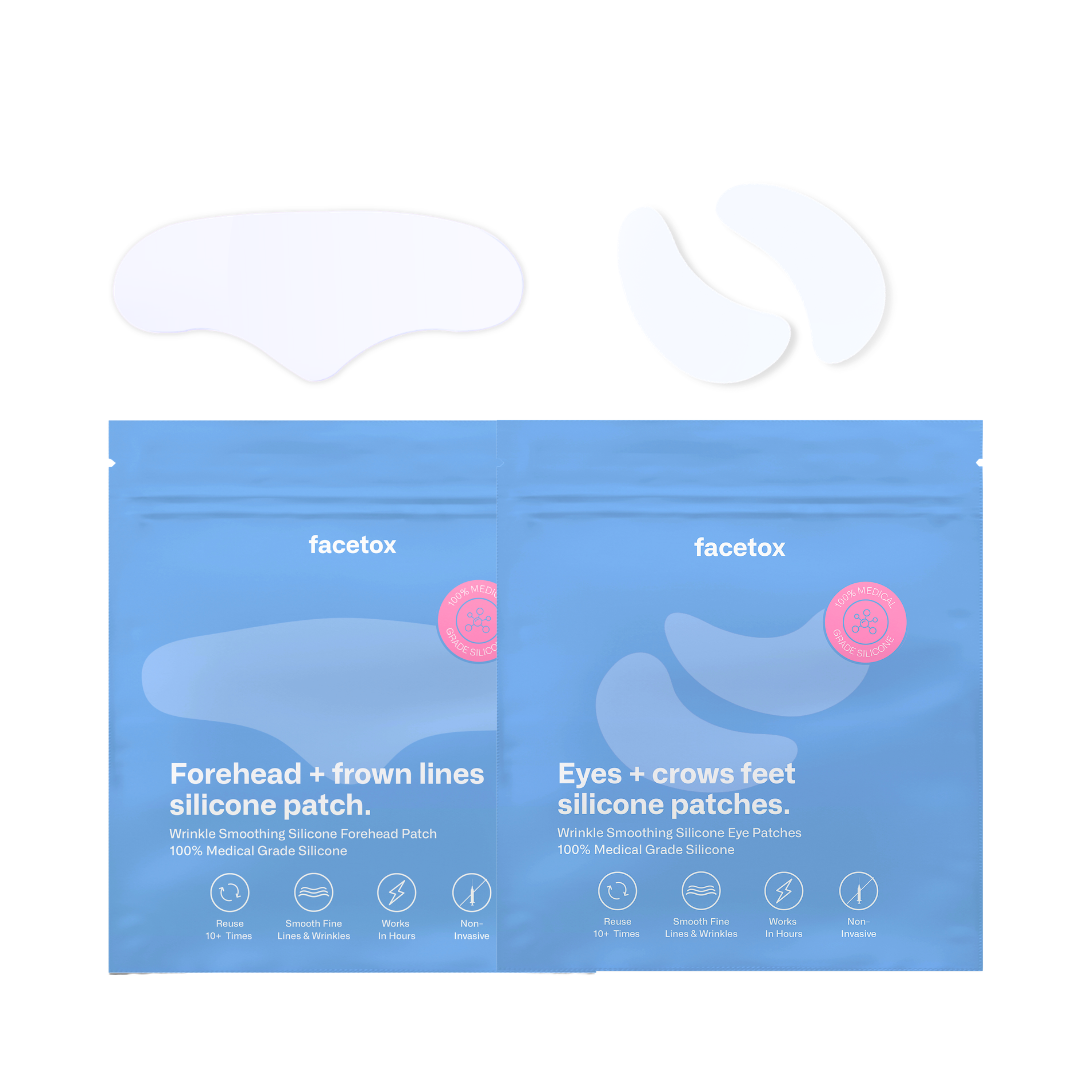 Facetox Forehead + Eyes Silicone Patches