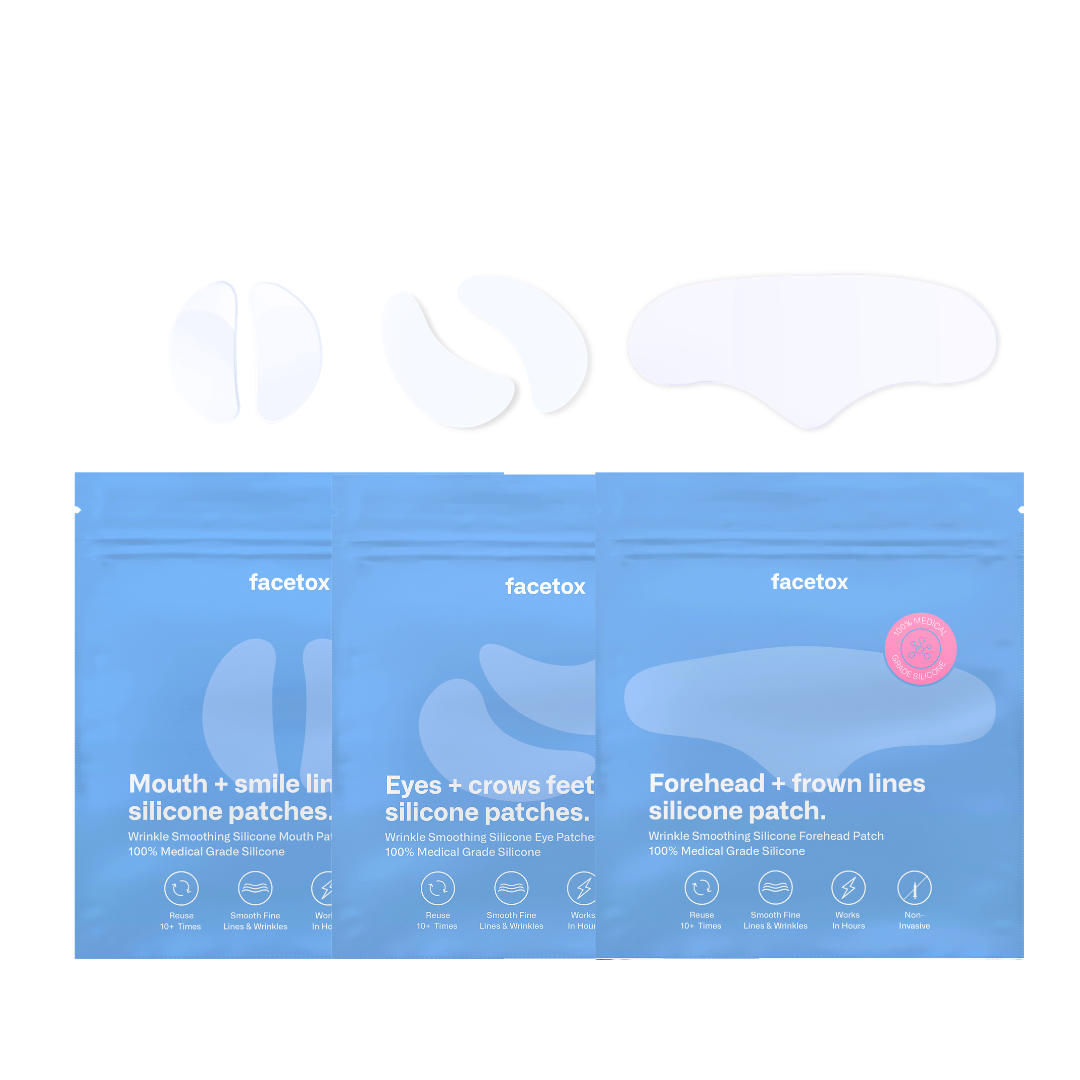 Facetox Forehead + Eyes + Smile Lines Silicone Patches