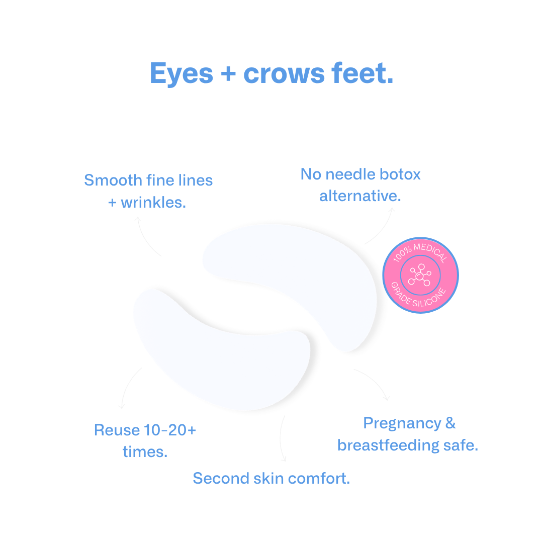 Facetox Eyes + Crows Feet Silicone Wrinkle Patches