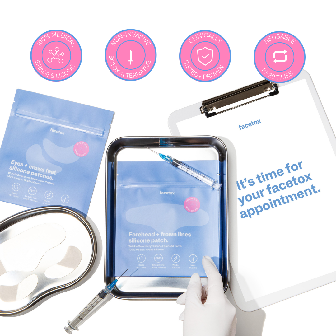 Facetox Forehead + Frown Lines Silicone Wrinkle Patch