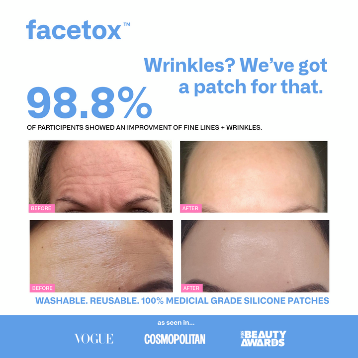 Facetox Forehead + Frown Lines Silicone Wrinkle Patch